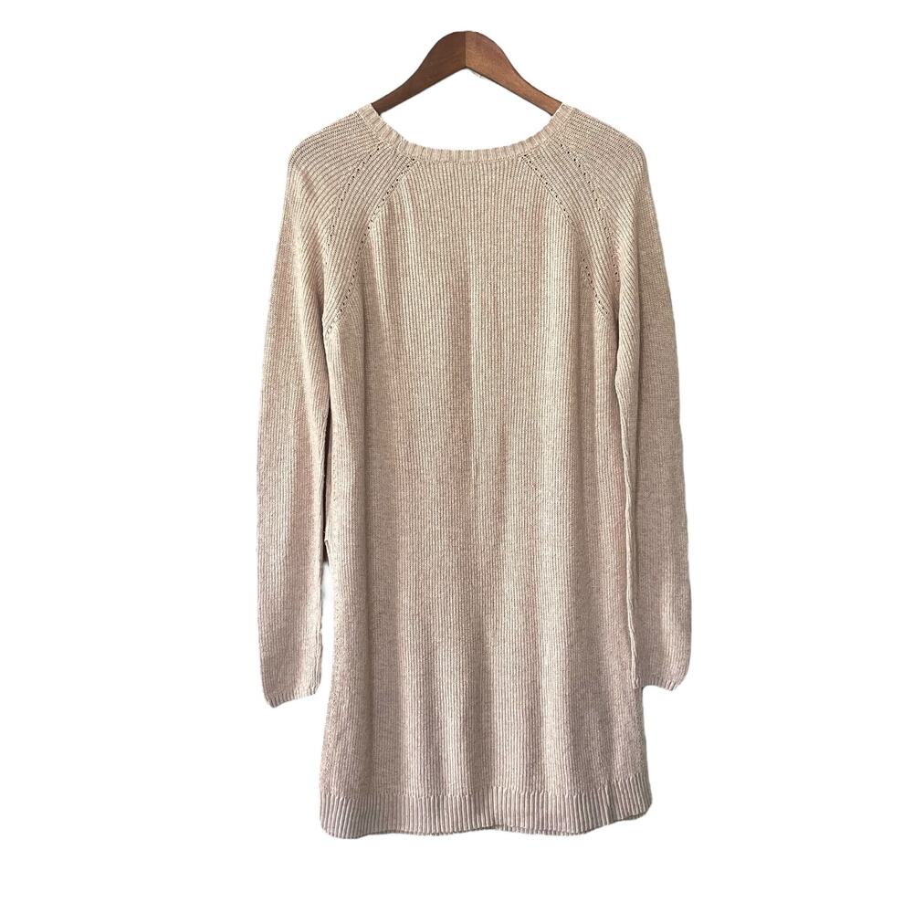 MOTH Long Sweater Over Sized Knit High Side Slits, Women's M, Lagenlook Boho - Picture 3 of 11